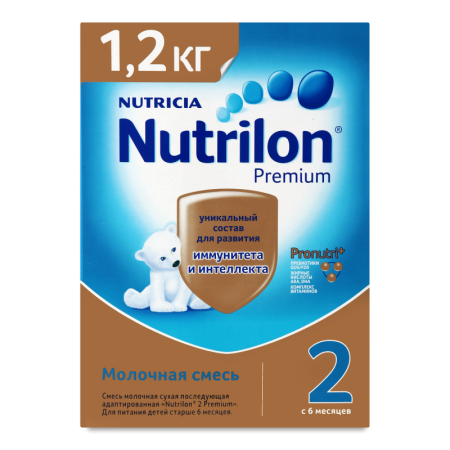 Смесь Молочная Сухая Для Детей от 6мес №2 Premium Nutrilon к/у 1.2кг