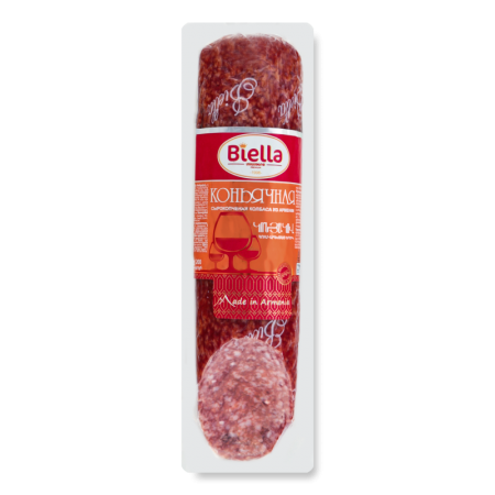 Колбаса Коньячная Biella с/к в/у 200г