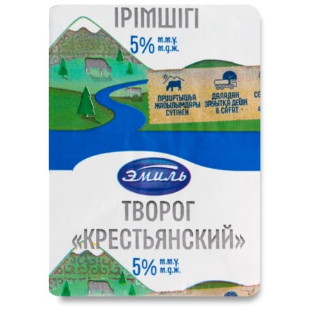 Творог Эмиль Крестьян 5% 180гр