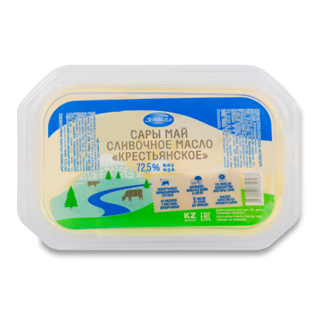 Масло 72.5% Сливочное Крестьянское Эмиль п/у 200г