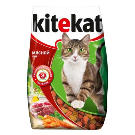 Корм Kitekat д/кошек Мясной Пир кг