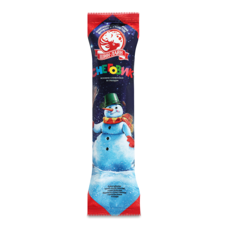 Мороженое 8% Эскимо Сливочное в Глазури Снеговик шин-лайн м/у 70г