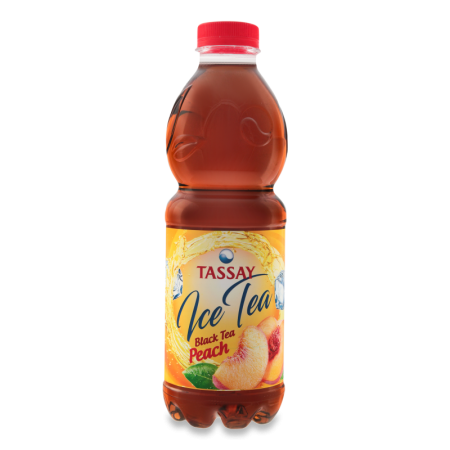 Напиток Безалкогольный Негазированный Peach Black Tea Ice Tea Tassay п/бут 1л