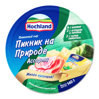 Сыр Плавленный 55% Ассорти Пикник на Природе Hochland к/у 140г Сыр Плавленный 55% Ассорти Пикник на Природе Hochland к/у 140г