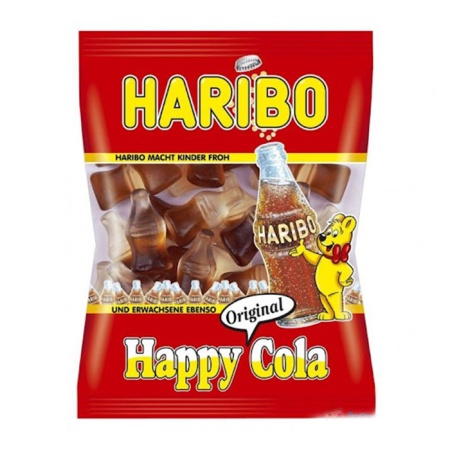 Мармелад Жевательный Haribo happy-cola Zourr 80гр фл/п