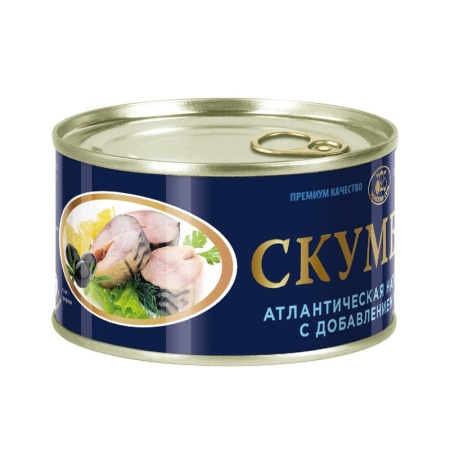 Скумбрия Золотая Сеть Атлантическая Нат с Масле 240гр ж/б Ключ