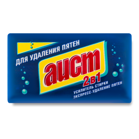 Мыло Хозяйственное Аист 2в1 д/удаления Пятен 150гр Кнврт