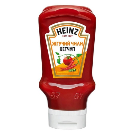Кетчуп Heinz Жгучий Чили 460гр д/п Кетчуп Heinz Жгучий Чили 460гр д/п