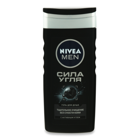 Гель Для Душа Сила Угля Nivea Men 250мл