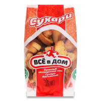 Сухари Всё в Дом Ванильные 400гр фл/п