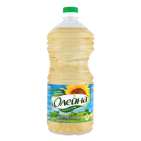 Масло Подсолнечное Рафинированное Дезодорированное Первый Сорт Олейна п/бут 2л