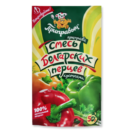 Смесь Болгарских Перцев Кусочками Приправыч м/у 50г