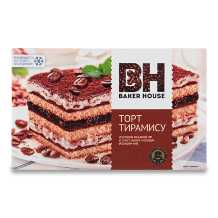 Торт bh Тирамису Бисквитный 350гр Кор