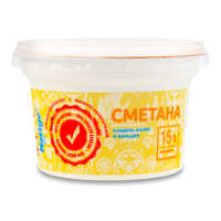 Сметана 15% Nәtige ст 180г