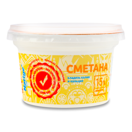 Сметана 15% Nәtige ст 180г
