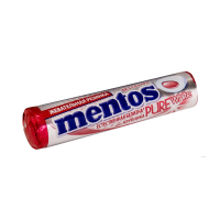 Жев Резинка Mentos Strawberry 15гр Жев Резинка Mentos Strawberry 15гр