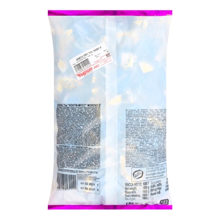 Конфеты конти-мусс Молоко Konti кг