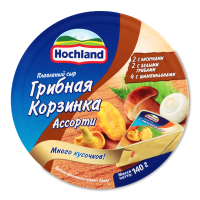 Сыр Плавленный 55% Ассорти Грибная Корзинка Hochland к/у 140г Сыр Плавленный 55% Ассорти Грибная Корзинка Hochland к/у 140г