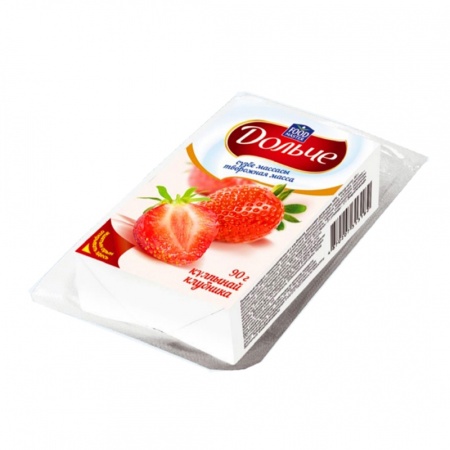 Творожная Масса Food Master Живой со Вкусом Клубники 90гр в/у