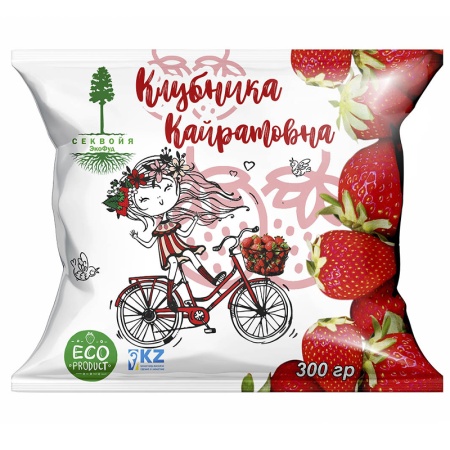 Клубника Кайратовна Свежемороженая 300гр ф/п