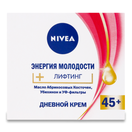 Крем Nivea д/лица Энергия Молодости Лифтинг Дневной 45+ 50мл Кор