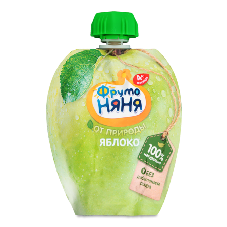 Пюре Для Детей от 4мес Яблоко Фрутоняня д/п 90г
