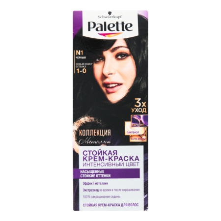 Краска Palette д/волос n1 Кор