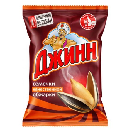 Семечки Джинн Солнечный Великан 200гр фл/п