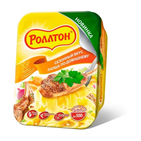 Лапша Роллтон б/п Лагман с Бараниной 90гр Конт