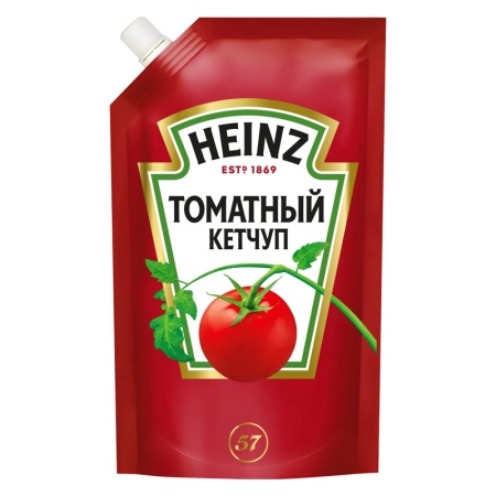 Кетчуп Heinz Томатный 320гр д/п