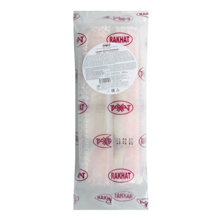 Зефир бело-розовый Рахат Лоток 330г