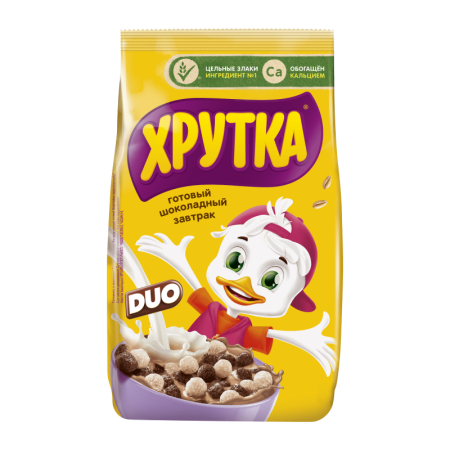 Завтрак Nestle Хрутка Duo Готовый Шок 460гр п/п