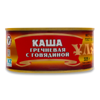 Каша Гречневая с Говядиной Ұлан ж/б 325г
