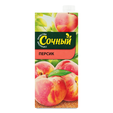 Нектар с Мякотью Персик Сочный т/п 1л
