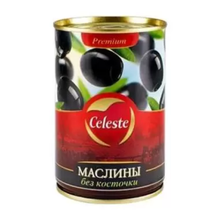 Маслины Celeste Premium б/к 300гр ж/б Ключ