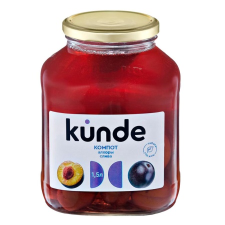 Компот Kunde Слива 1,5л с/б