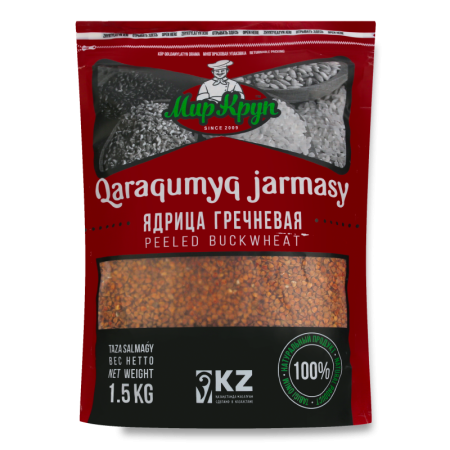 Крупа Гречневая Ядрица Мир Круп д/п 1.5кг