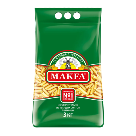 Макароны Makfa Перья 3кг Меш