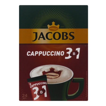Напиток Кофейный Растворимый 3в1 Сappuccino Jacobs м/у 12.5г