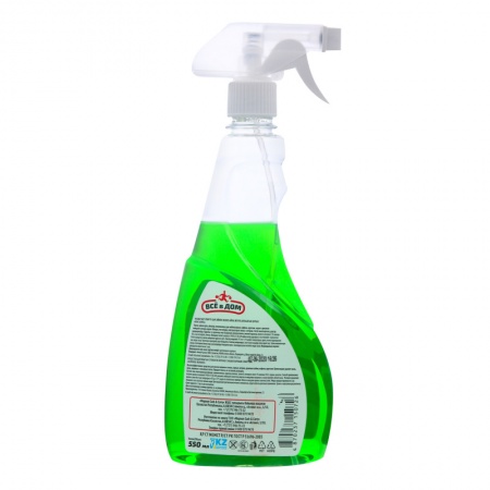 Средство Всё в Дом д/стекол Зеленое Яблоко 550мл фл