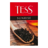 Чай Черный Байховый Цейлонский Sunrise Tess к/у 200г Чай Черный Байховый Цейлонский Sunrise Tess к/у 200г