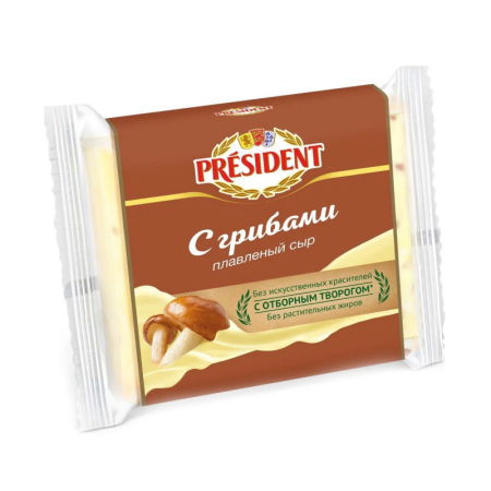 Сыр President Мастер Бутерброда с Грибами 40% 150гр п/п