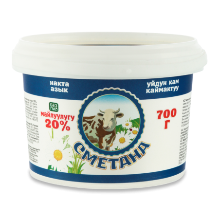 Сметана 20% Умут и ко Ведро 700г Сметана 20% Умут и ко Ведро 700г