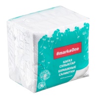 Салфетки Marka One Столовые 100шт Пленка Салфетки Marka One Столовые 100шт Пленка