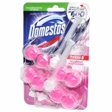 Блок Domestos Power 5д/очищения Унитаза Ледяная Магнолия 2/50гр бл/у