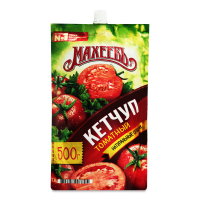 Кетчуп Махеев Томатный 500гр д/п
