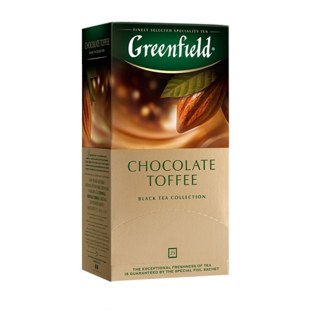Чай Greenfield Chocolate Toffee 25*1,5гр Кор