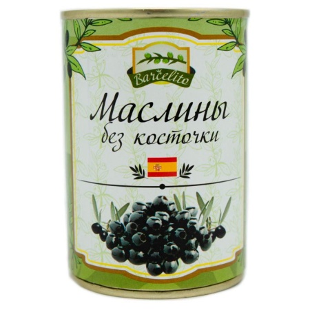 Маслины Barcelito Без Косточки 300мл ж/б