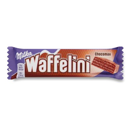 Вафля с Начинкой с Какао Покрытая Молочным Шоколадом Waffelini Milka м/у 31г