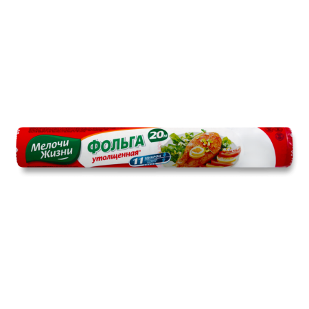 Фольга Утолщенная Алюминиевая 20м Мелочи Жизни 1шт